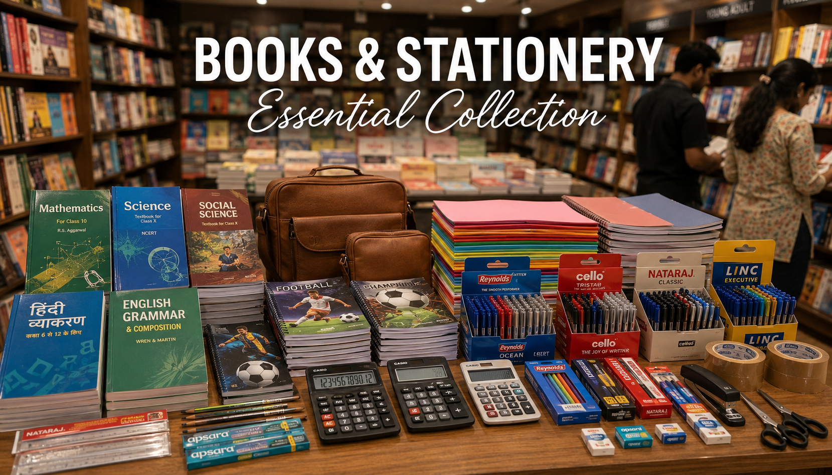 BOOKS & STATIONERY