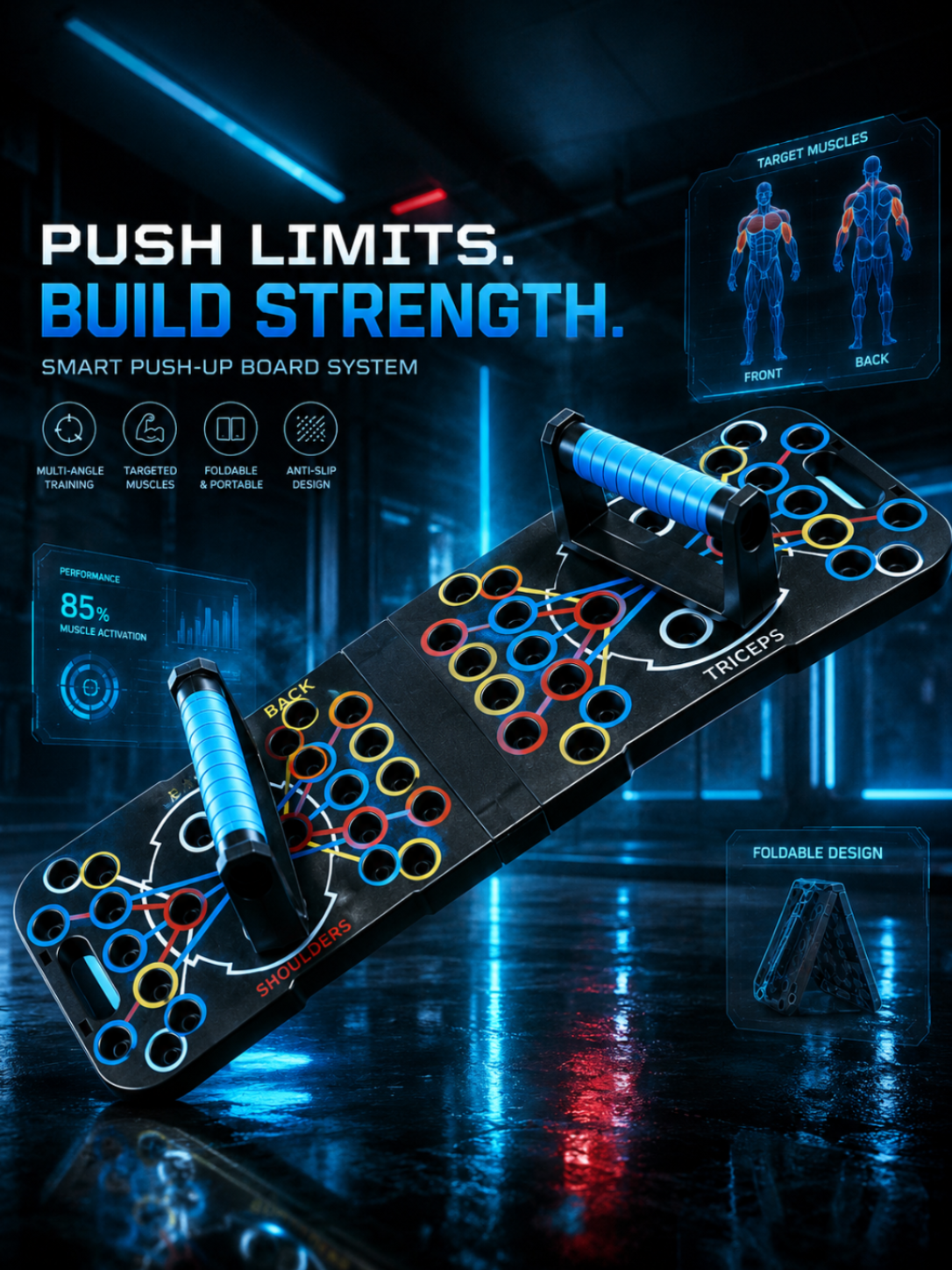 Foldable Push Up Board
