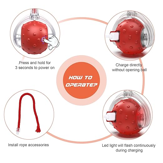 Smart Self-Moving Cat Toy Ball — Interactive LED Rolling Ball with Tail