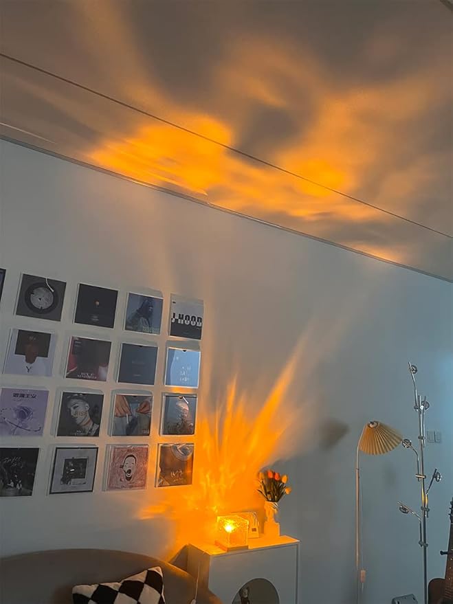 Ocean Wave Aurora Projector - 16 Colour Crystal Cube Night Light