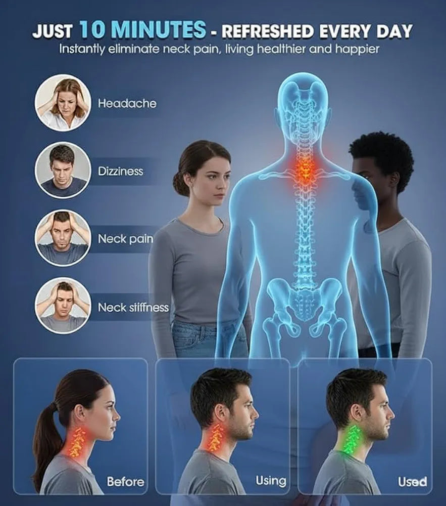 Neck and Shoulder Relaxer For Cervical Spine Alignment