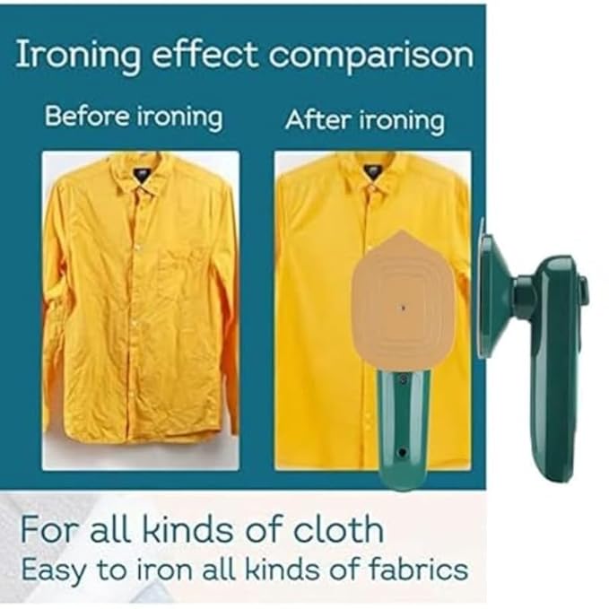 Iron-Travel Steamer Iron for Clothes , Portable Handheld Iron