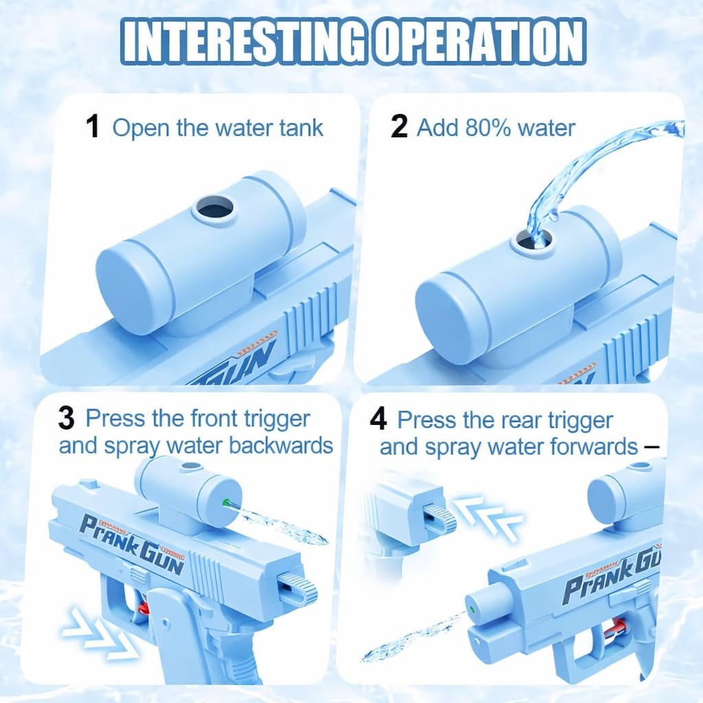 Prank Gun — Two-Way Squirt Water Gun