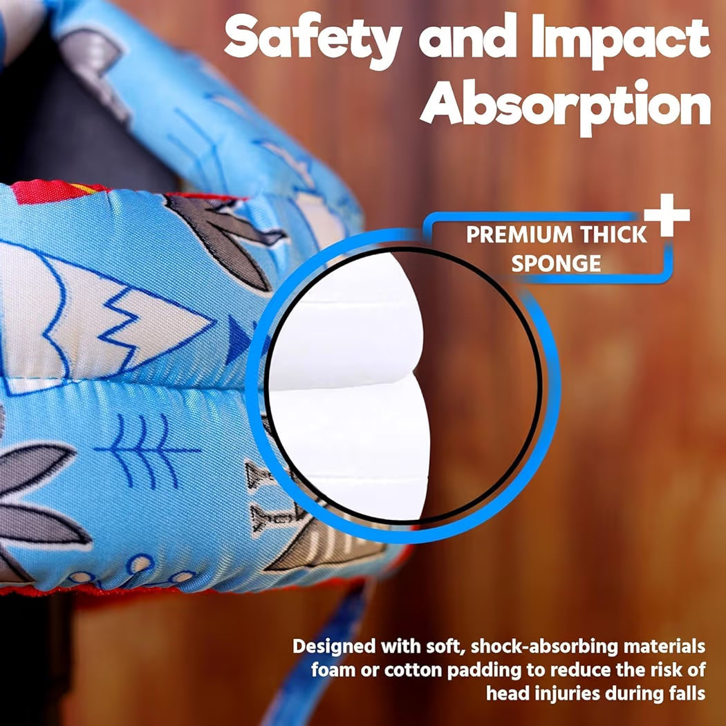 Baby Head Safety Helmet – Soft Protective Cushion Cap for Toddlers