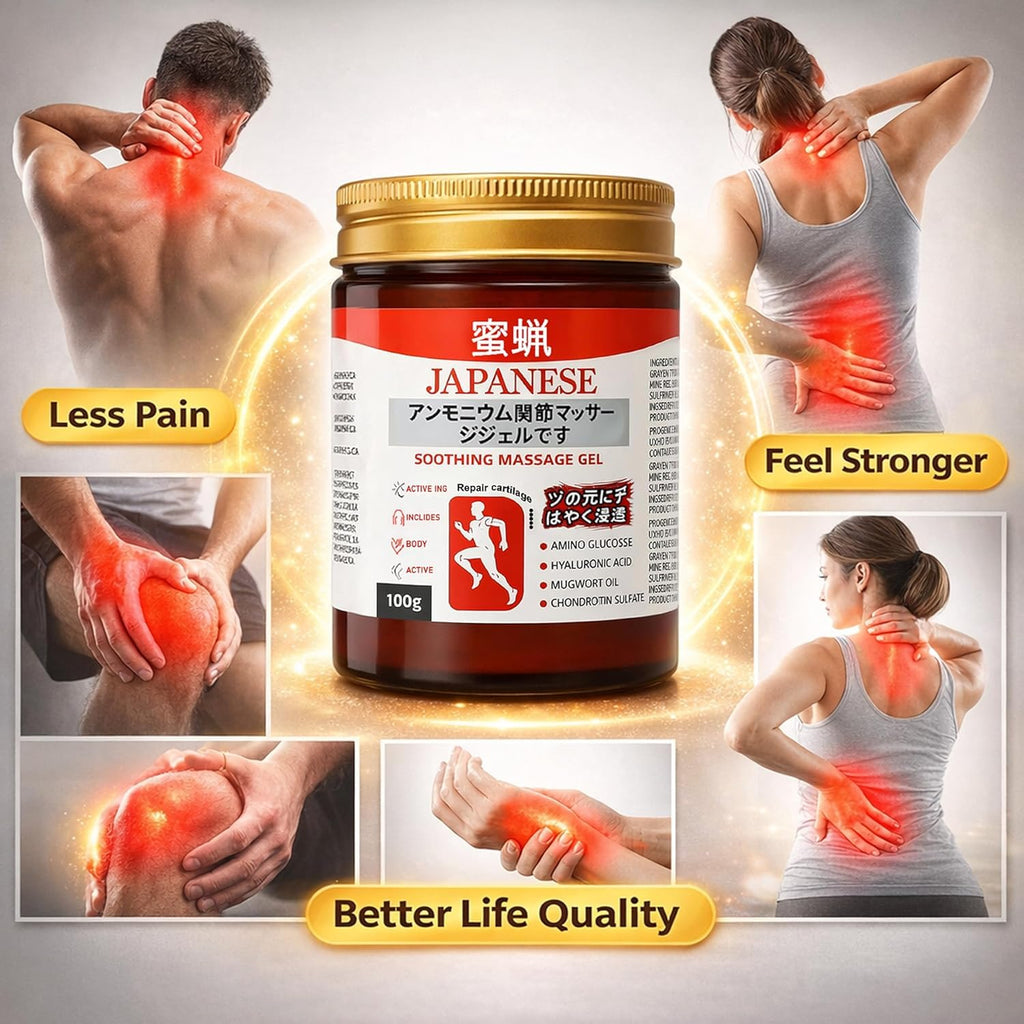 Japanese Soothing Massage Gel — Joint & Muscle Pain Relief Cream