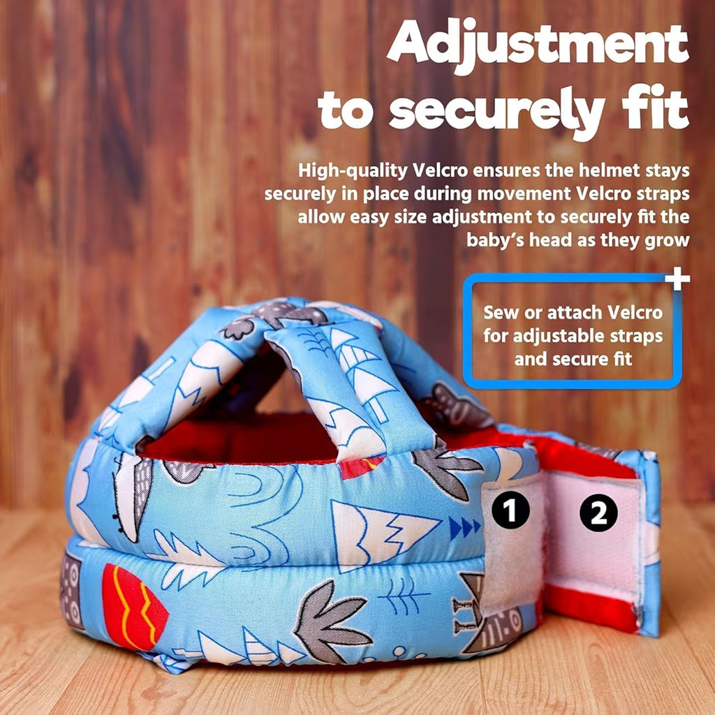 Baby Head Safety Helmet – Soft Protective Cushion Cap for Toddlers