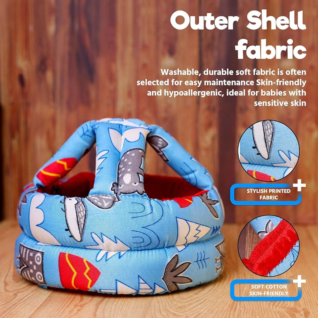 Baby Head Safety Helmet – Soft Protective Cushion Cap for Toddlers