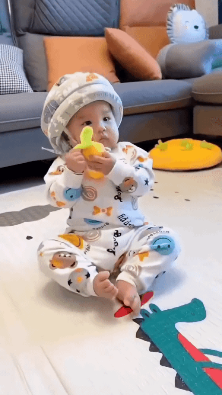 Baby Head Safety Helmet – Soft Protective Cushion Cap for Toddlers