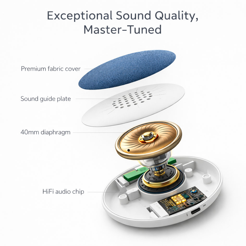 DreamDisc — Under-Pillow Sleep Speaker
