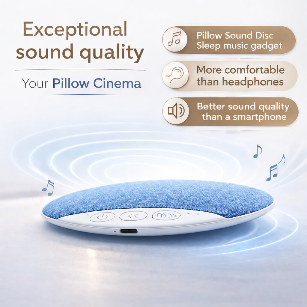 DreamDisc — Under-Pillow Sleep Speaker