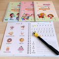 Magic Reusable Copybook set (10 Refill+magic pen with holder)