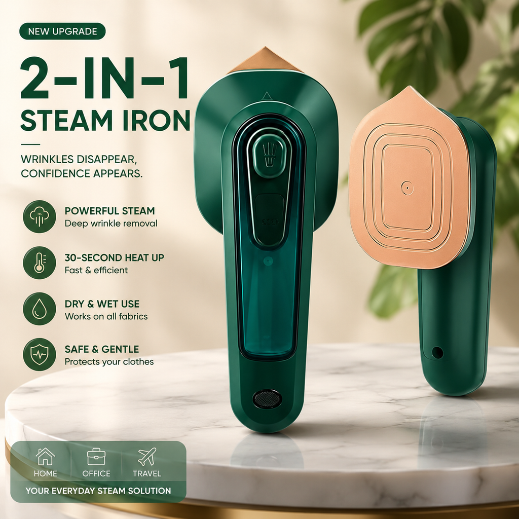 SteamGlide Pro – Portable Travel Iron